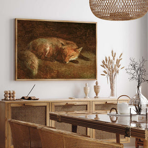 Sleeping Fox Printable Wall Art