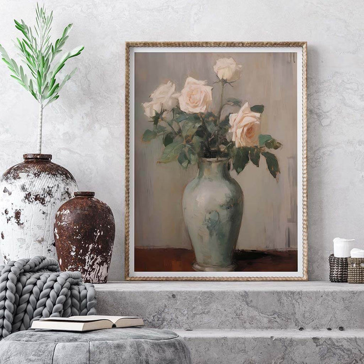 Soft Blush Rose Downloadable Painting
