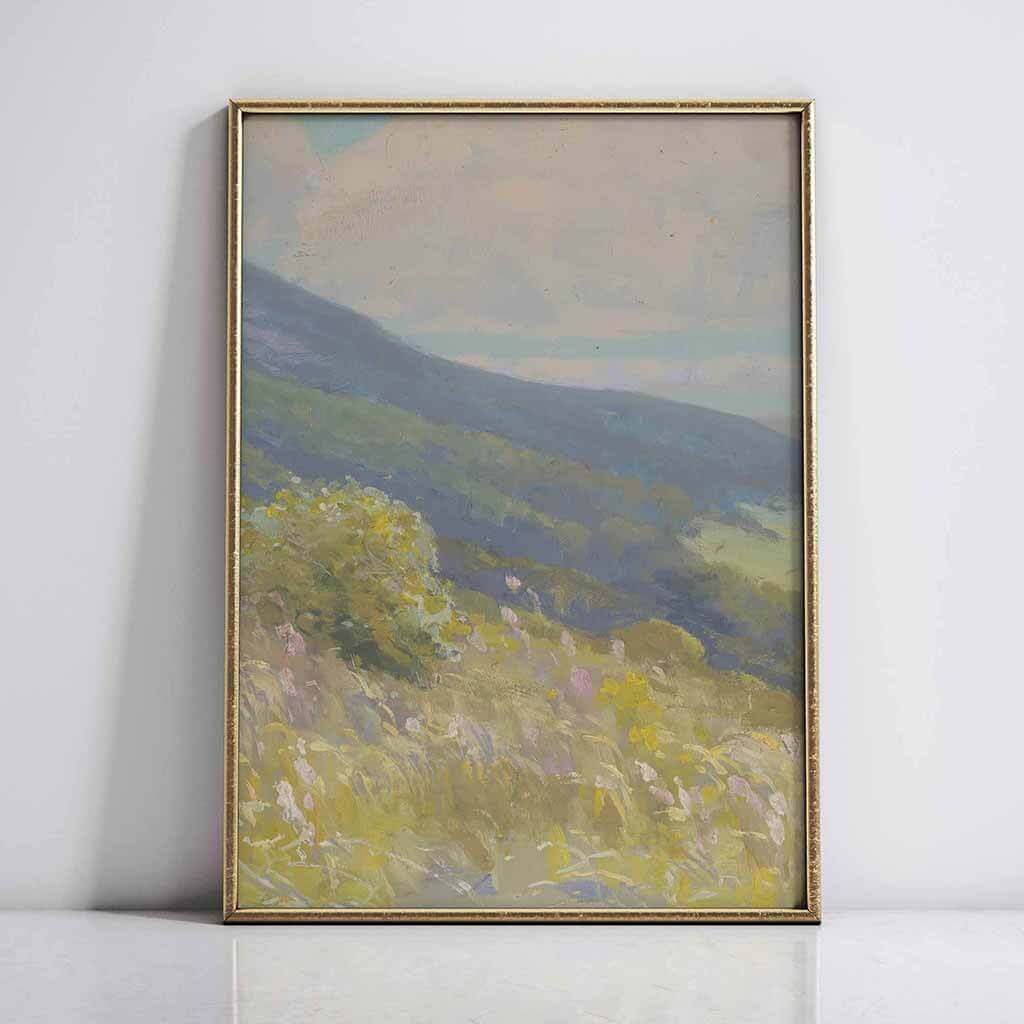 Spring Landscape Painting Downloadable Wall Art