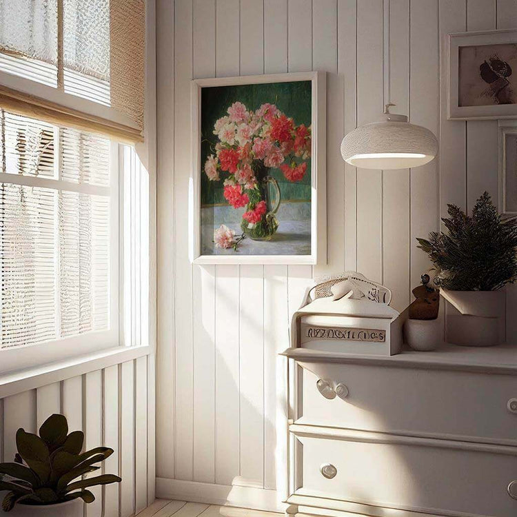 Still life of Carnations Wall Artwork