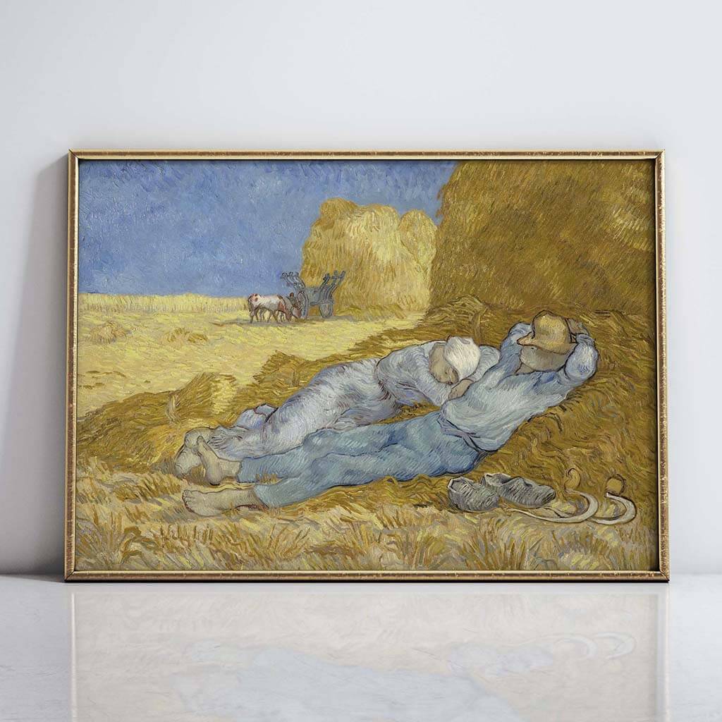 The siesta (after Millet) Printable Art