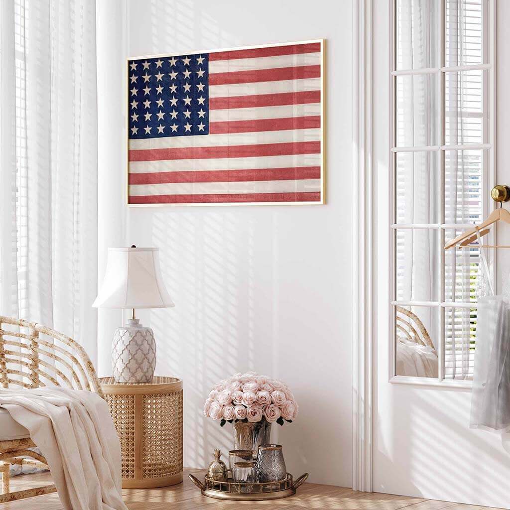 Thirty-Six Star American Flag Wall Art