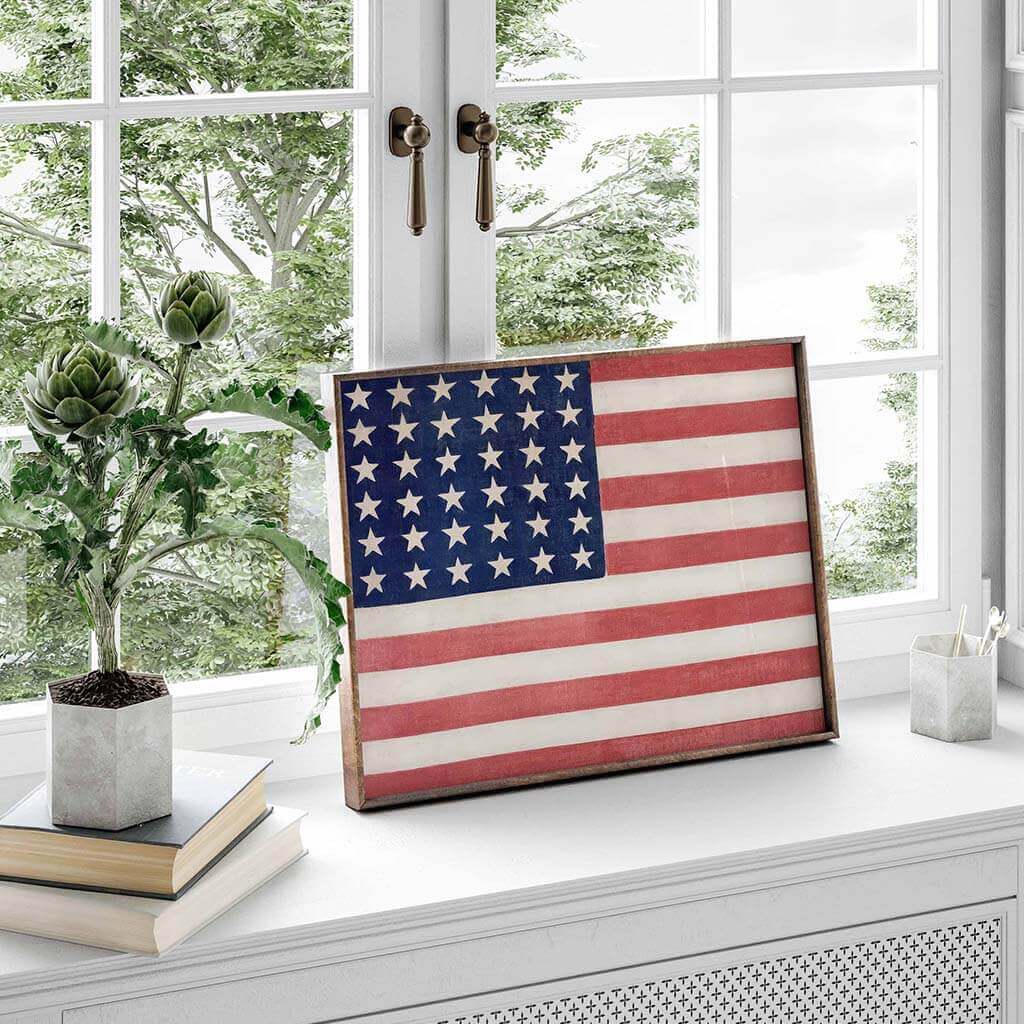 Thirty-Six Star American Flag Artwork