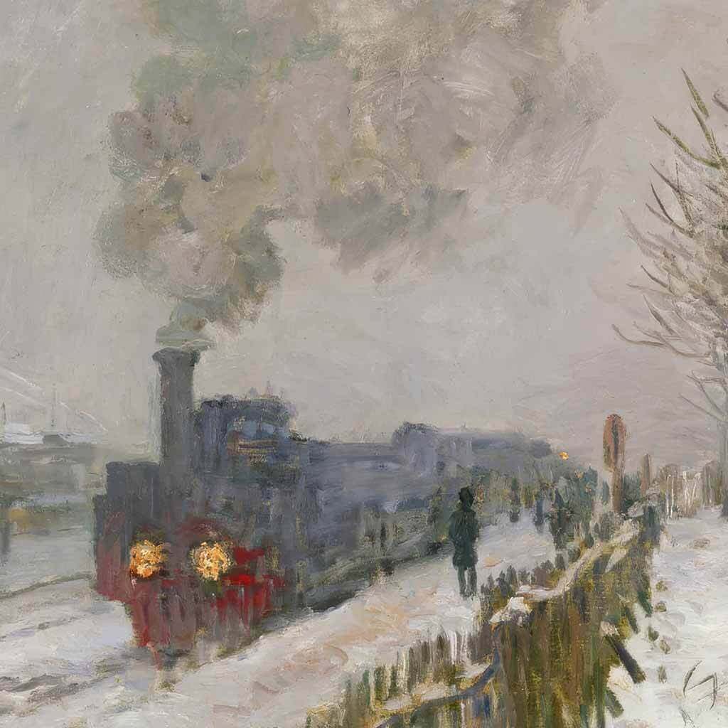 Train In The Snow Art Prints