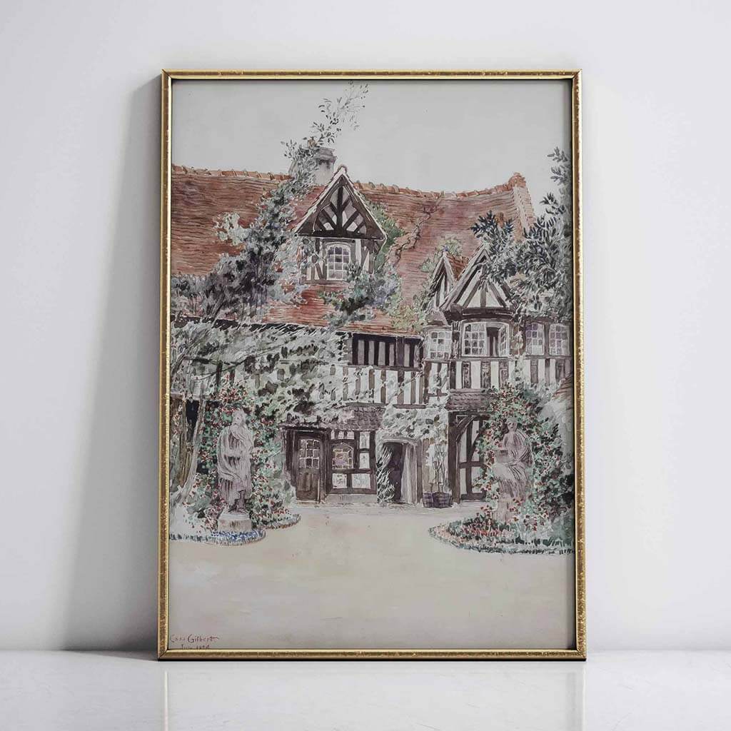 Tudor Charm Digital Wall Art