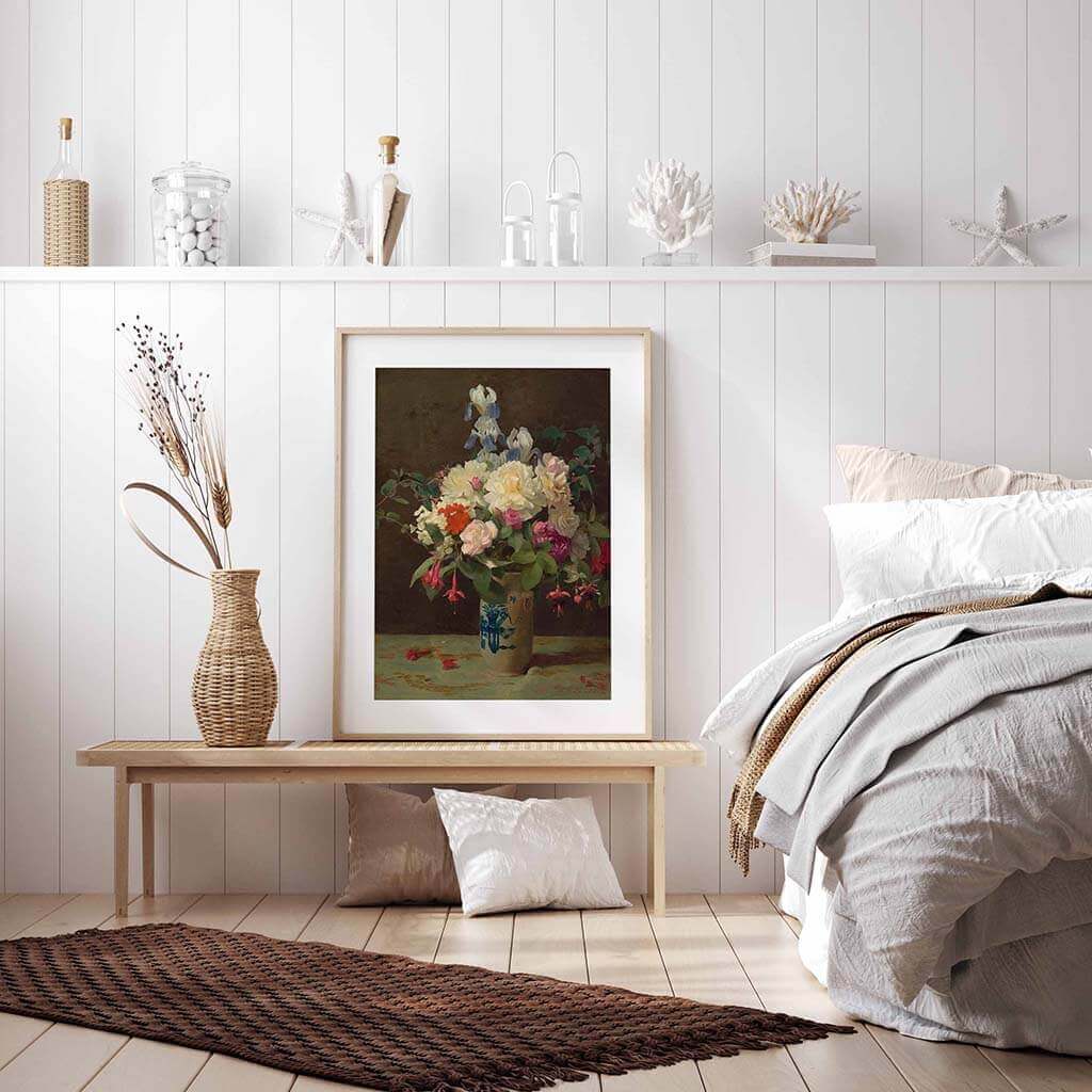 Vase Of Flowers Wall Decor