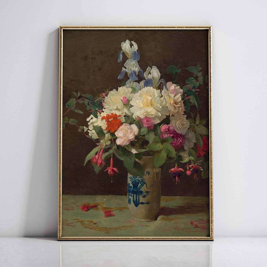 Vase Of Flowers Art Print