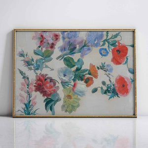 Vintage Flower Studies Artwork 