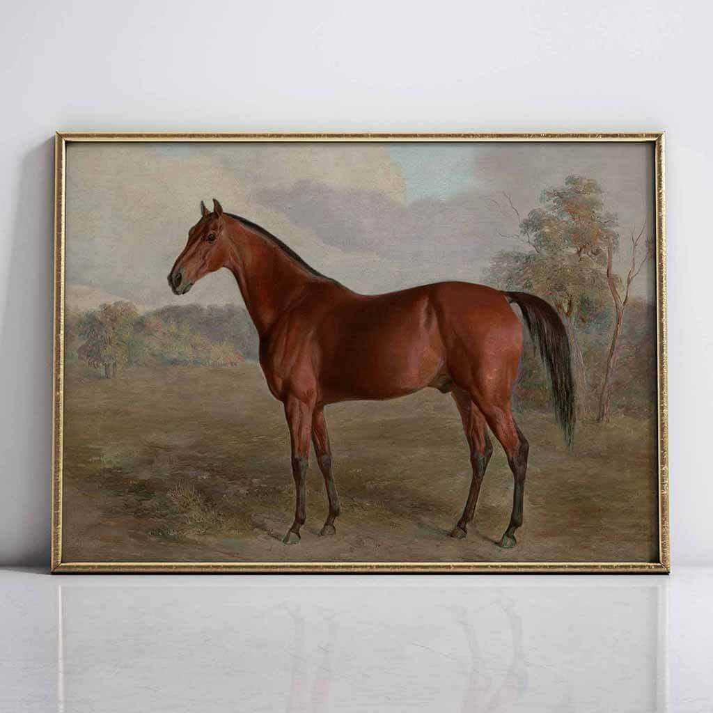 Vintage Horse Painting Downloadable Art