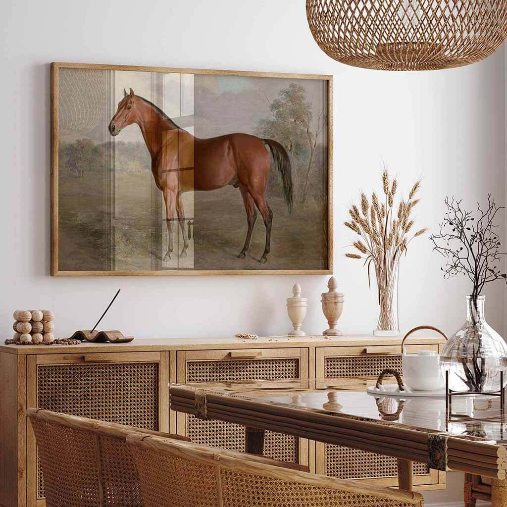 Vintage Horse Painting Art Painting