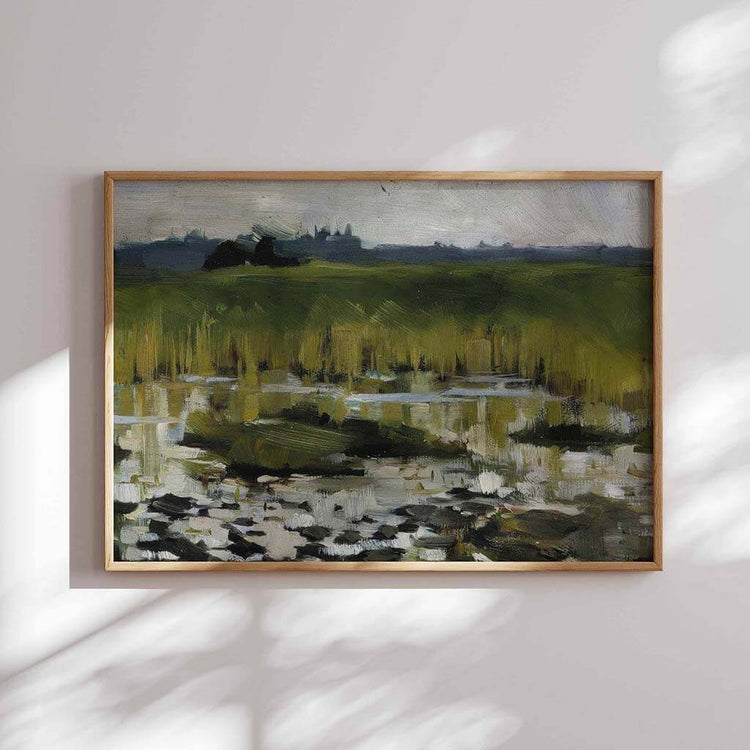 Wetlands in Morning Mist Downloadable Wall art