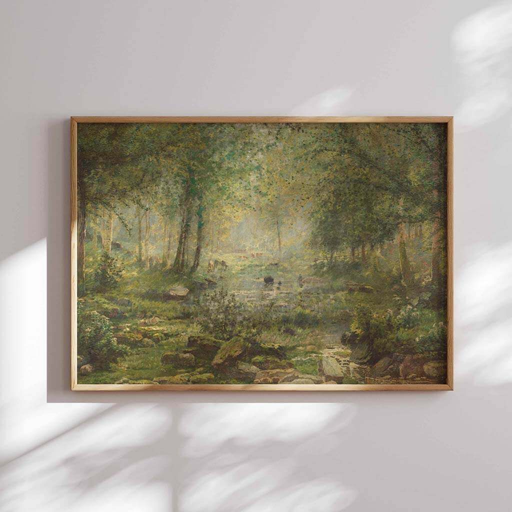 Woodland Stream Downloadable Wall art