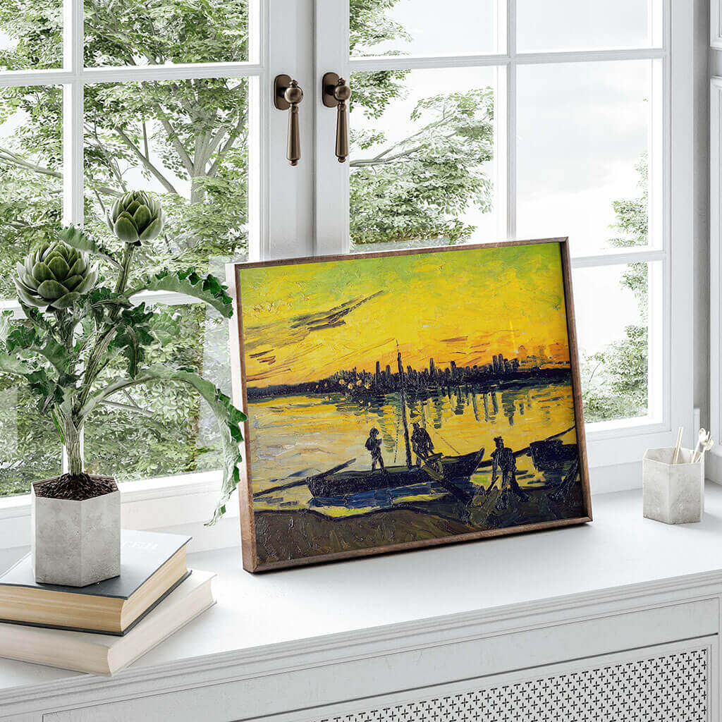 Coal Barges by Vincent van Gogh Artwork - Printable & Downloadable ...